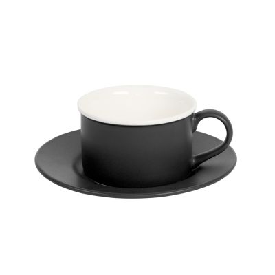 Чайная пара ICE CREAM, черный, белый-0