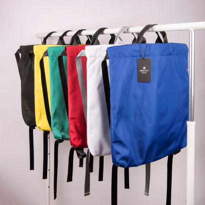 Мягкий рюкзак RUN с утяжкой, белый, серый-10