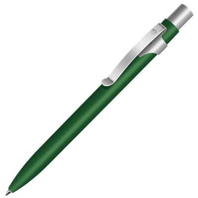 Ручка шариковая ALPHA, зеленый, серебристый-0