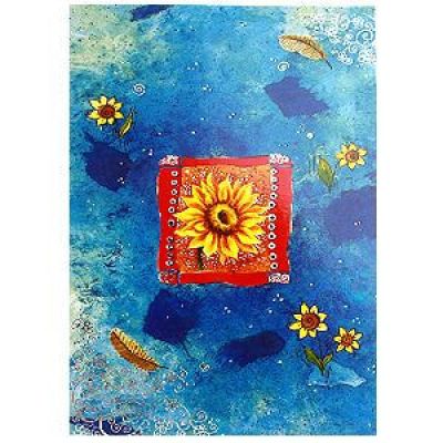 Открытка поздравительная, разные цвета-0