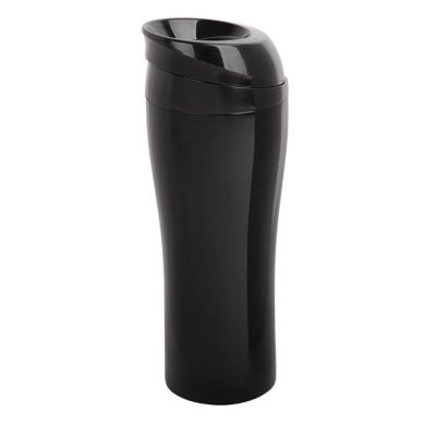 Термокружка вакуумная CLICK, 400 мл, черный-2