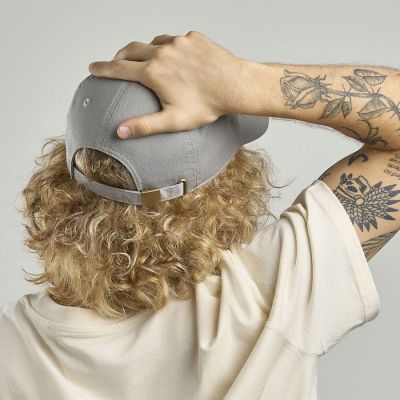 Бейсболка DAD HAT-S, 6 клиньев, металлическая застежка, мятный-1