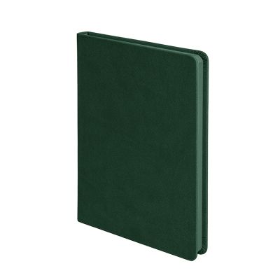 Ежедневник недатированный Softie, формат А5, в клетку, темно-зелёный-0