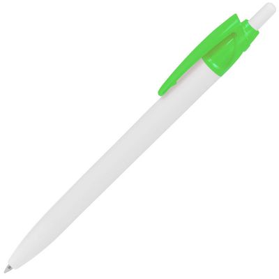 Ручка шариковая N2, белый, зеленый-0