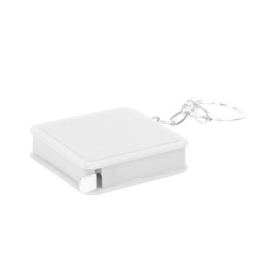 Брелок-рулетка (1 м), белый-0