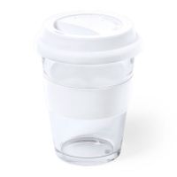 Стакан DURNOX с силиконовой крышкой, белый