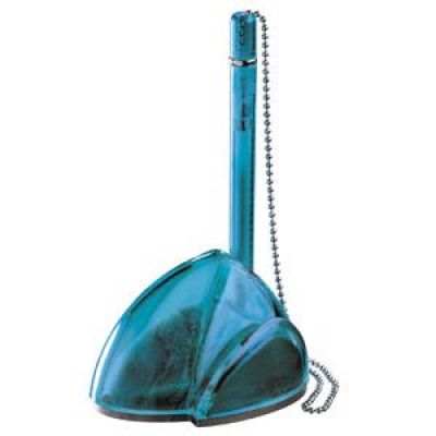 Ручка шариковая с держателем STILL, голубой-0