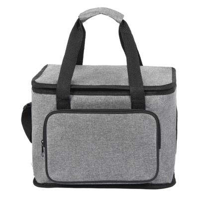 Термосумка с карманом POCKET, серый меланж-1