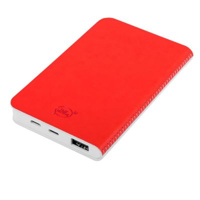 Универсальный аккумулятор 'Franki' (5000mAh),белый с красным, 7,5х12,1х1,1см, белый, красный-1