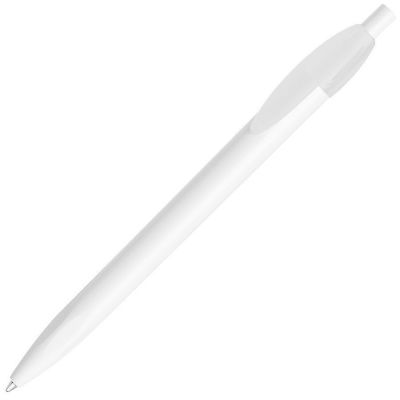 Ручка шариковая X-1 WHITE, белый/белый непрозрачный клип, пластик-0