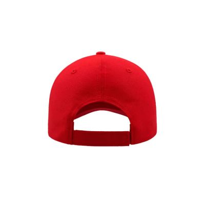 Бейсболка JOLLY, 6 клиньев,  застежка на липучке, красный-3
