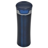 Термокружка дорожная вакуумная 'Формула' (непроливайка), 450 мл, синий