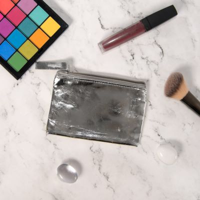 Косметичка FAUDOK, серебристый-1