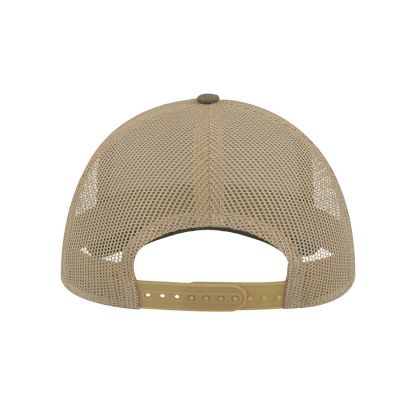 Бейсболка RAPPER CANVAS-S, 5 клиньев, пластиковая застёжка, оливковый, хаки-8