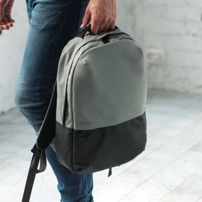 Рюкзак HUGO, серый, черный-6