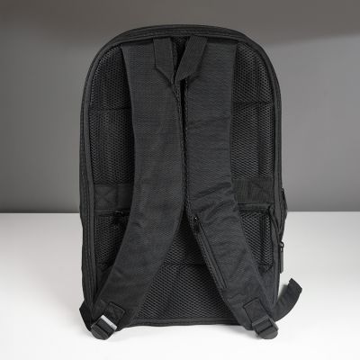 Расширяющийся  водостойкий рюкзак'Slim', чёрный, 45х30х6 см, ткань верха: 100% полиэстер 1680 D, черный-1