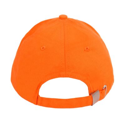 Бейсболка OPTIMA S, 5 клиньев, металлическая застежка, оранжевый-4