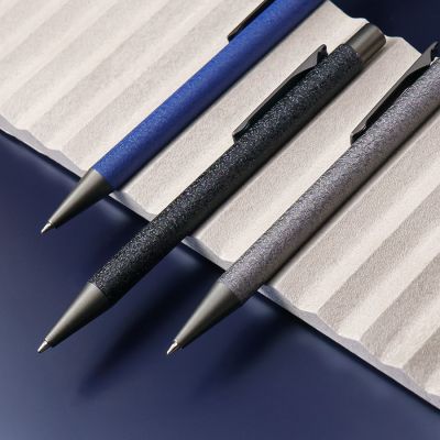 Ручка шариковая FACTOR FOLIO, черный, серебристый-2