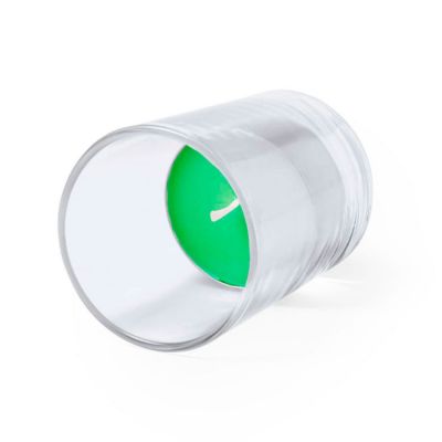 Свеча PERSY ароматизированная (яблоко), зеленый-1