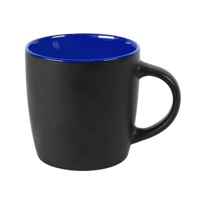 Кружка INTRO, черный, синий-0