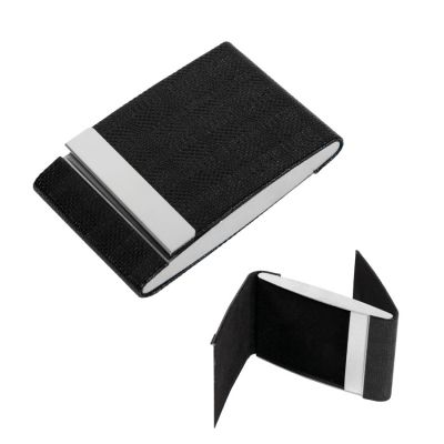 Визитница двухстороняя SENATOR, черный-0