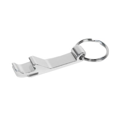 Брелок-открывалка, серебристый-0