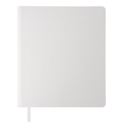 Бизнес-блокнот CUBI, B6+, в линейку, белый-1