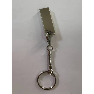 Брелок для флешки, серебристый, металл-5