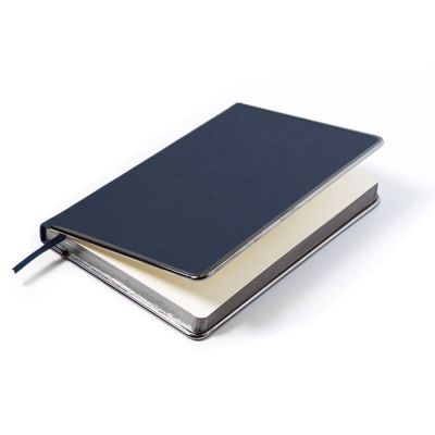 Ежедневник недатированный Montrose, формат А5, в линейку, темно-синий-4