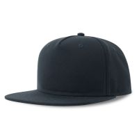 Бейсболка SNAP FIVE-S 300 из переработанного полиэстера, 5 клиньев, пластиковая застежка, темно-синий