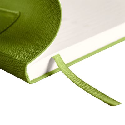 Ежедневник недатированный Scotty, А5-,  зеленое яблоко, кремовый блок, без обреза-5