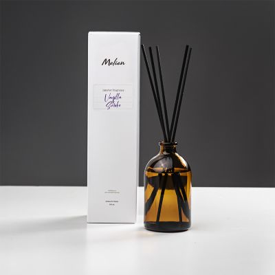 Парфюм для интерьера с аромадиффузором по мотивам Vanilla & Smoke,100мл, стекло, фиолетовый-5