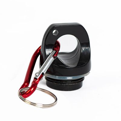 Бутылка для воды с карабином MENTO, 400мл, красный-1