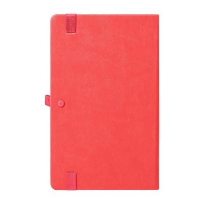 Ежедневник недатированный HAMILTON, A5, алый, кремовый блок, красный-4