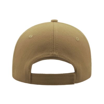 Бейсболка LIBERTY SIX, 6 клиньев, застежка на липучке, бежевый-5
