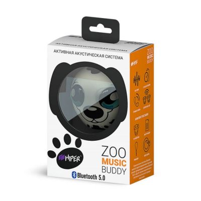 Беспроводная колонка Hiper ZOO Buddy, Dog, белый, черный-2
