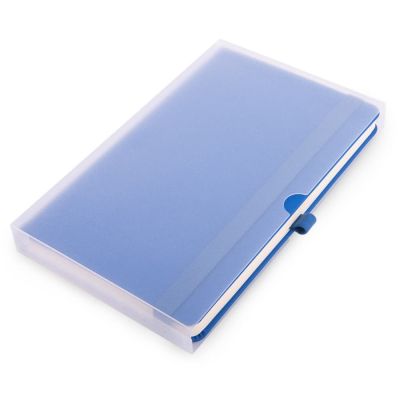 Бизнес-блокнот А5 FLIPPY, формат А5, в линейку, синий-7