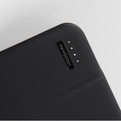 Универсальный аккумулятор Flash 10 (10000 мАч) с подсветкой и soft touch,черный,13,7х6,87х1,55мм-4