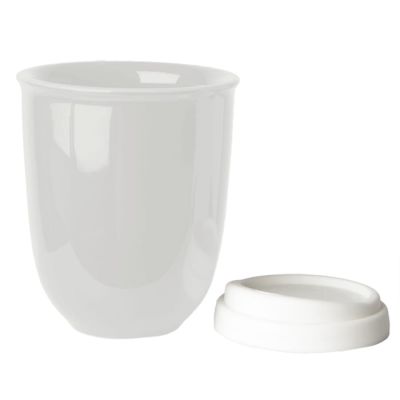 Стакан CAPSULA с крышкой, белый-1