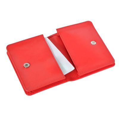Футляр для визиток  'Триест' в подарочной упаковке, ярко-красный-1