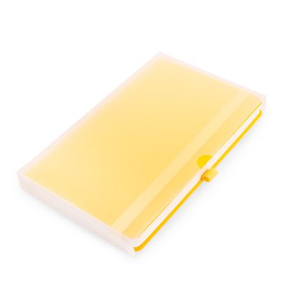 Бизнес-блокнот А5 FLIPPY, формат А5, в линейку, желтый-7