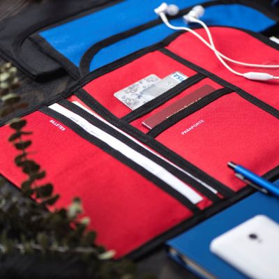 Обложка для тревел-документов 'Dakar', ярко-красный-1