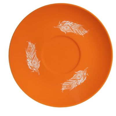 Чайная пара TENDER с прорезиненным покрытием, оранжевый-9