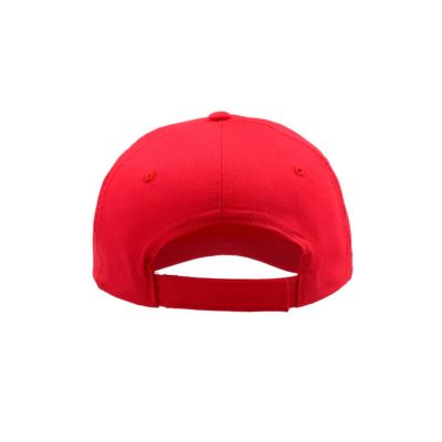 Бейсболка детская KID START FIVE, 5 клиньев, застежка на липучке, красный-4