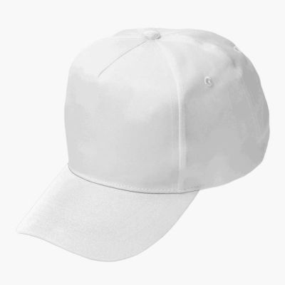 Бейсболка Fortuna, 5 клиньев, застежка на липучке, белый-1