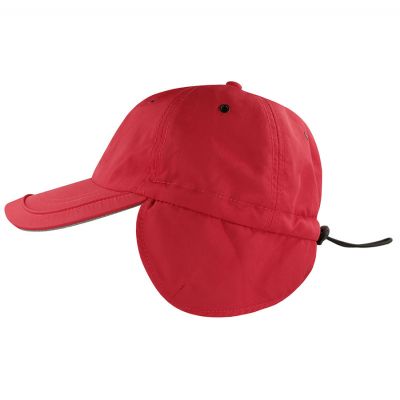 Бейсболка SNOW FLAP STOPPER-S, красный-2