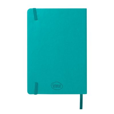 Бизнес-блокнот 'RILY', формат А5,  бирюзовый, блок в точку-2