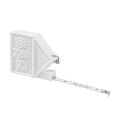 Брелок-рулетка 'Домик' (1 м), белый-1