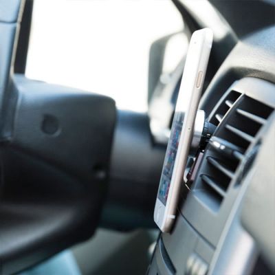 Держатель для телефона магнитный ARAGOR, серебристый-5