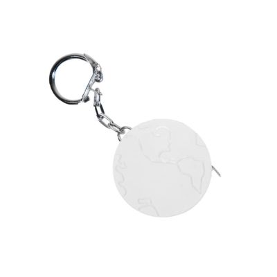 Брелок-рулетка 'Земля' (1 м), белый-2